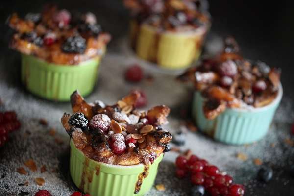 Pudding de fruits sauvages