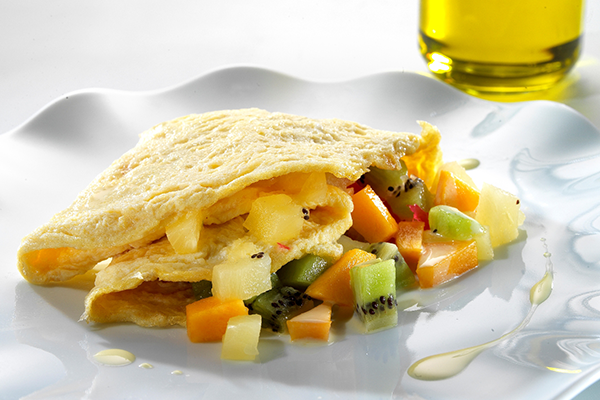 Omelette tropicale