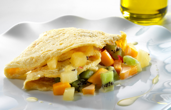 Omelette tropicale