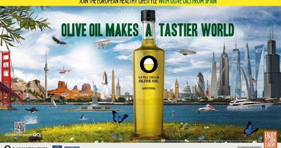 Campagne de promotion Olive Oil Makes a tastier World aux États-Unis