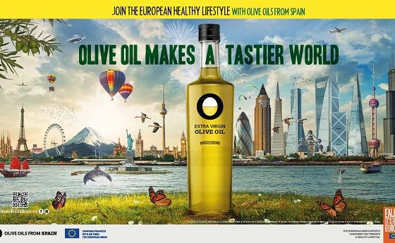 Campagne de promotion Olive Oil Makes a tastier World en Europe