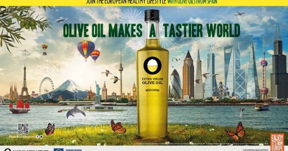 Campagne de promotion Olive Oil Makes a tastier World en Europe