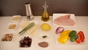 Ingredients pour turbot au chocolat